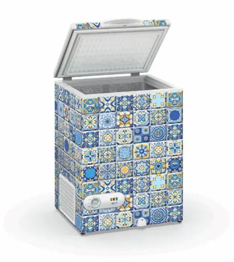 [NJ12TGSP3] CONGELATEUR COFFRE OCEAN SERIGRAPHIE CARREAUX 105L