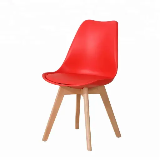 [C02-1RED] CHAISE EN BOIS ROUGE 
